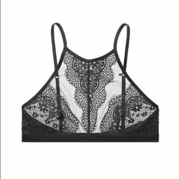 Body by Victoria High Neck Bra lace mesh - Picture 3 of 4